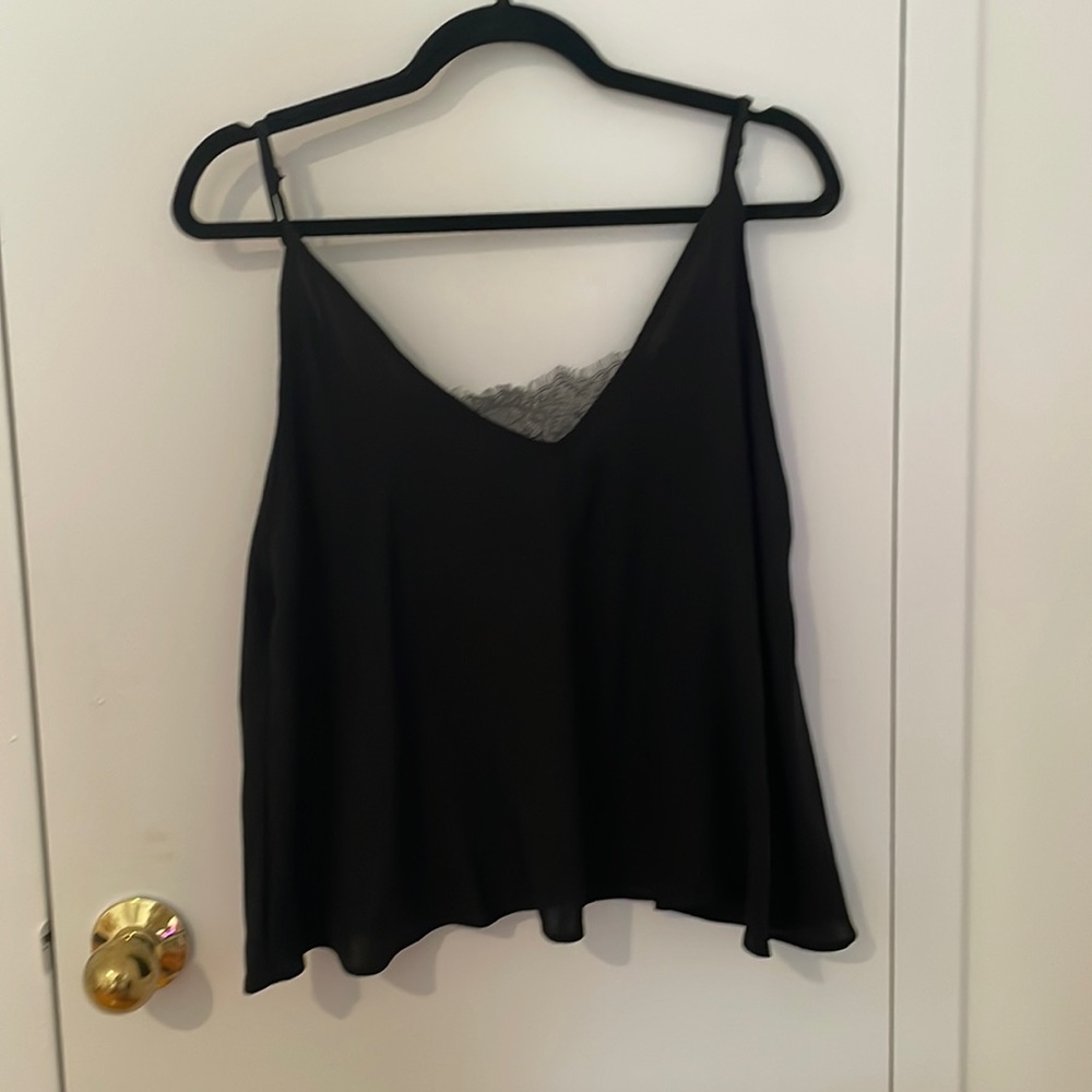 Free People Intimately loose black tank size XS